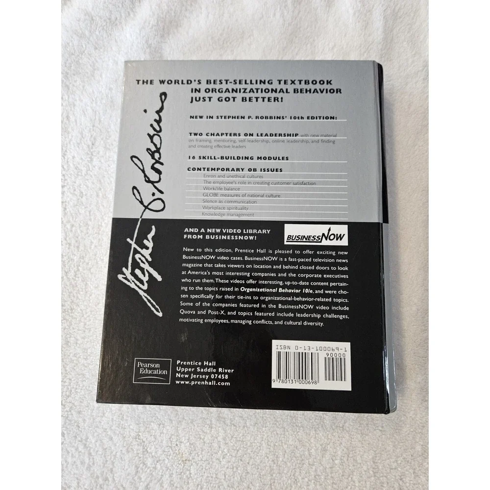 Organizational‎ Behavior (10th Edition)